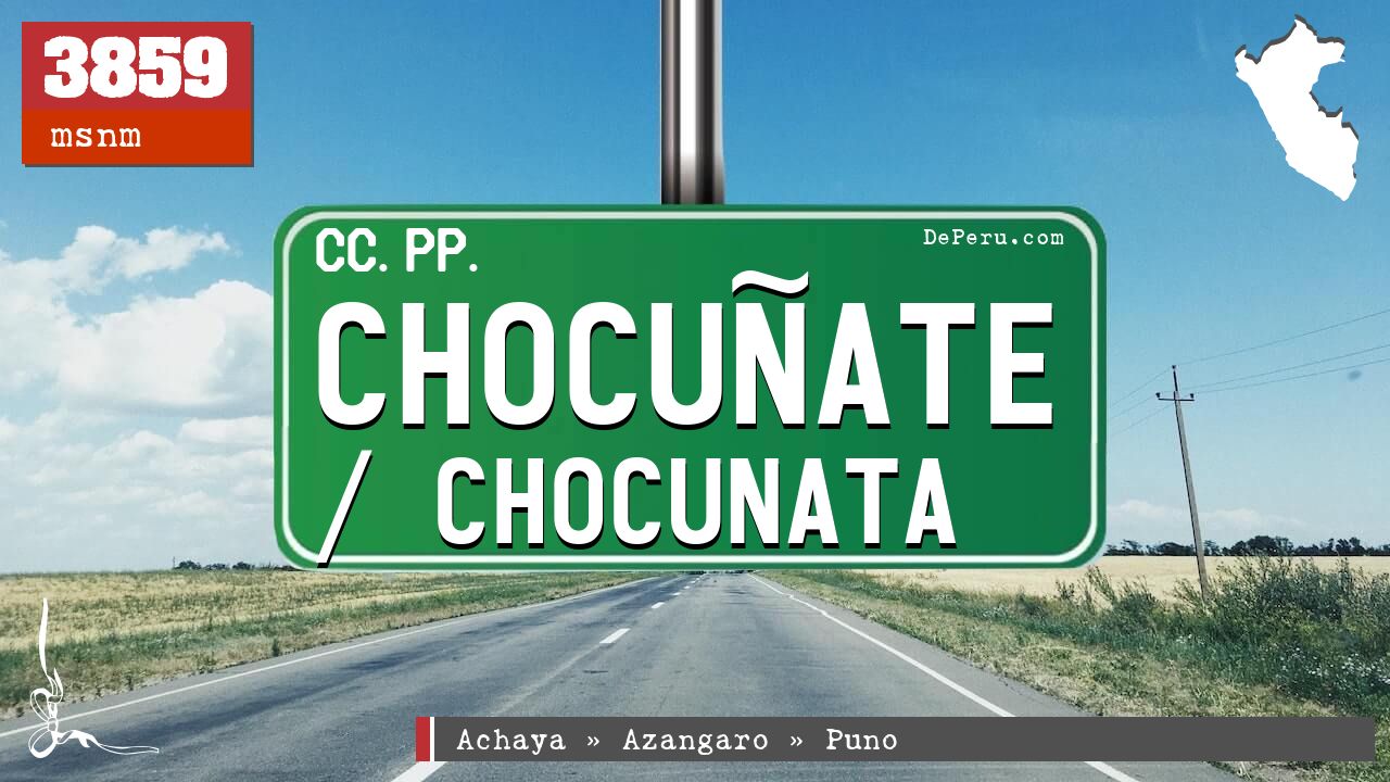 Chocuate / Chocunata