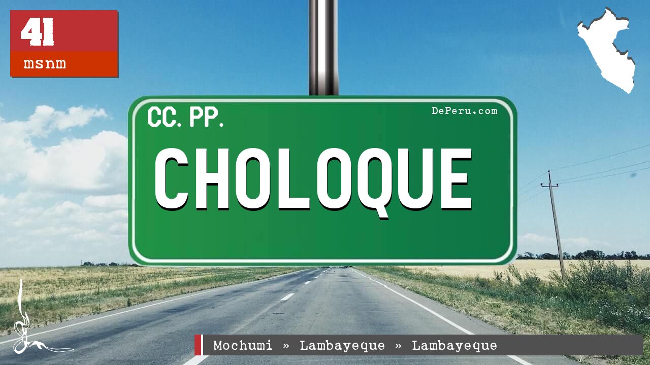 CHOLOQUE