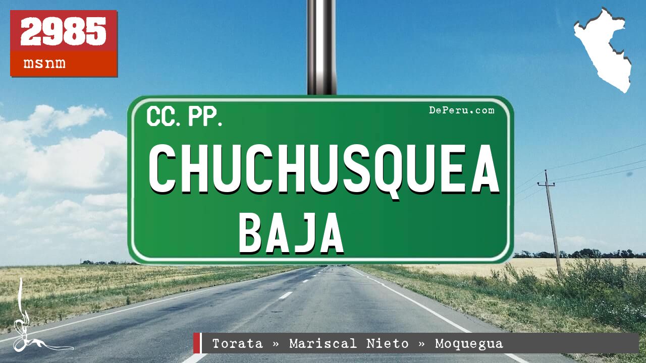 Chuchusquea Baja