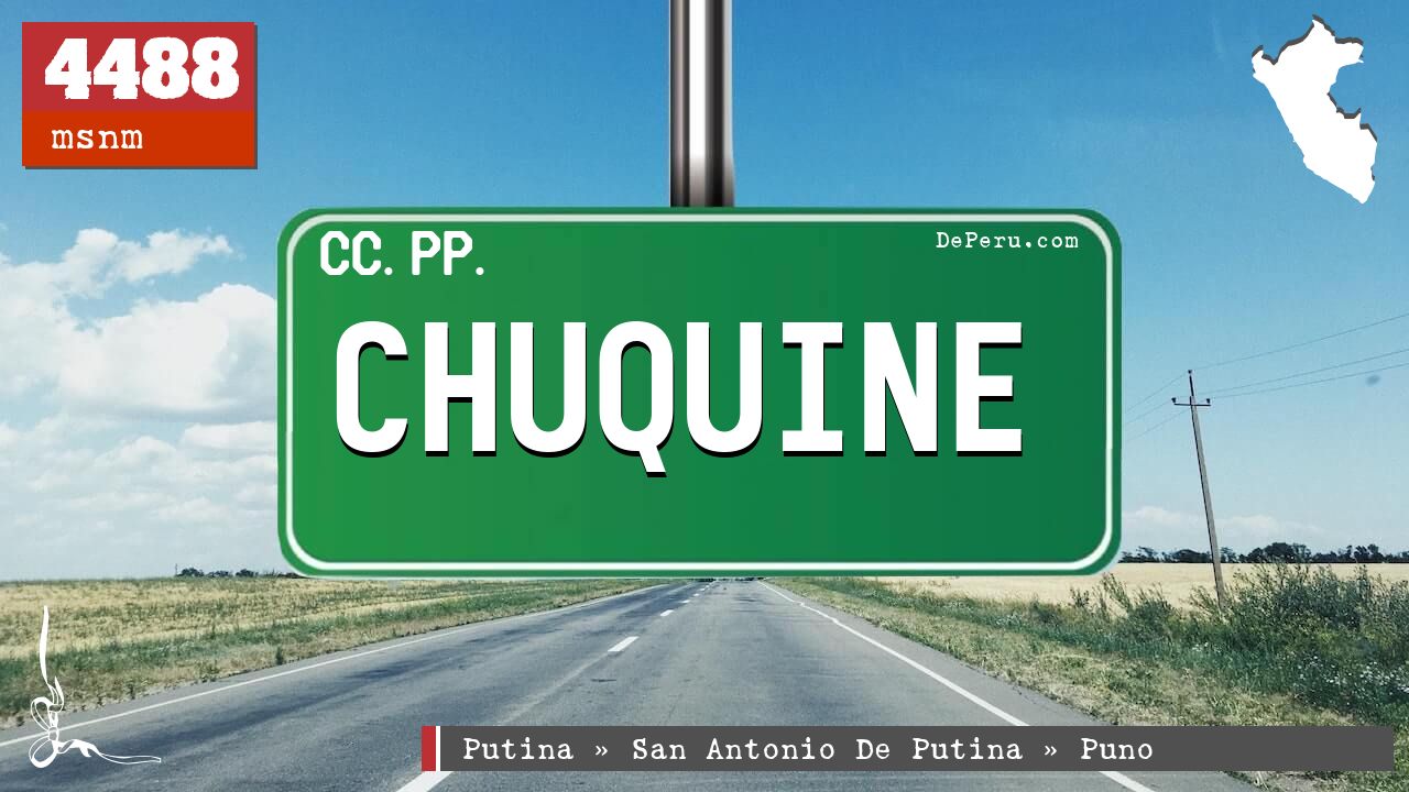 CHUQUINE