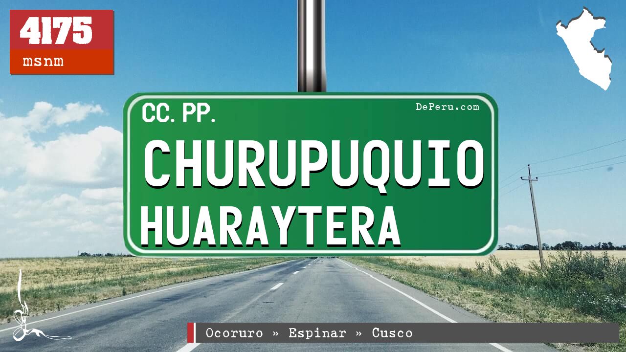 Churupuquio Huaraytera