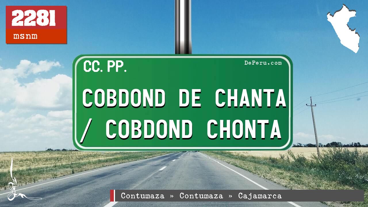 Cobdond de Chanta / Cobdond Chonta