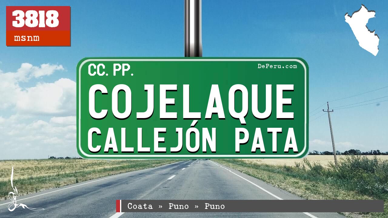 Cojelaque Callejn Pata