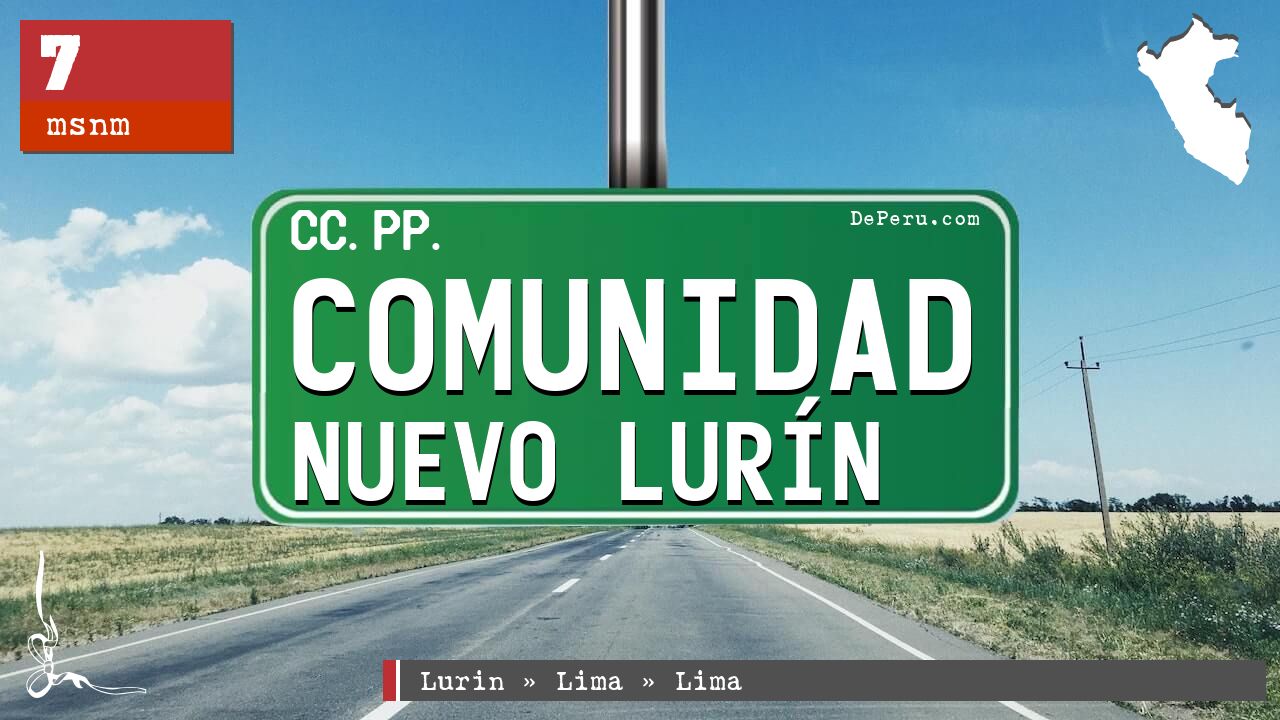 Comunidad Nuevo Lurín