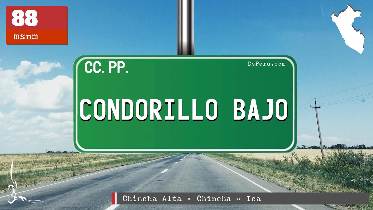 Condorillo Bajo