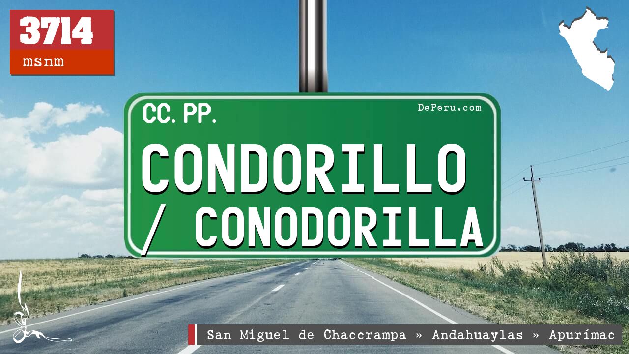 Condorillo / Conodorilla