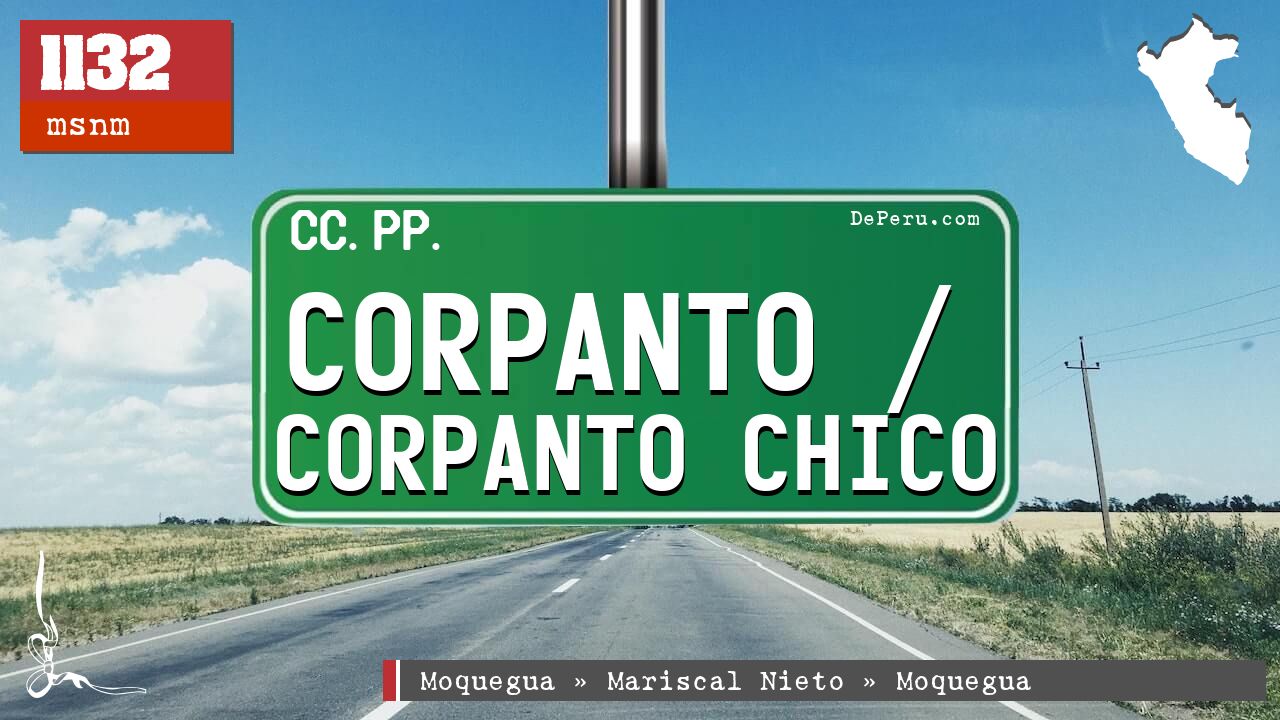 Corpanto / Corpanto Chico