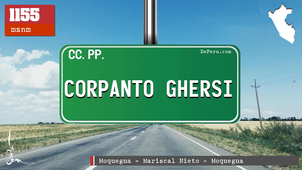 Corpanto Ghersi