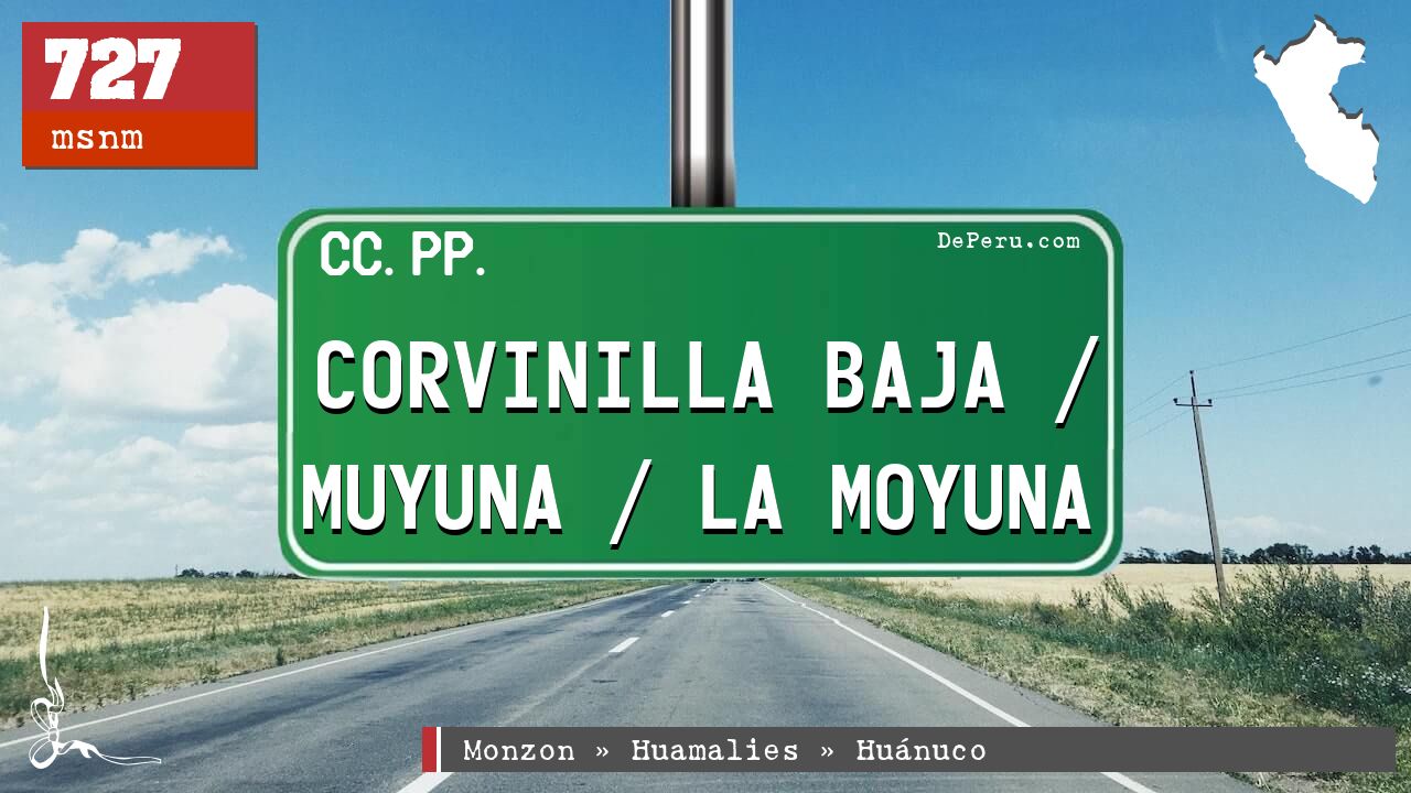Corvinilla Baja / Muyuna / La Moyuna