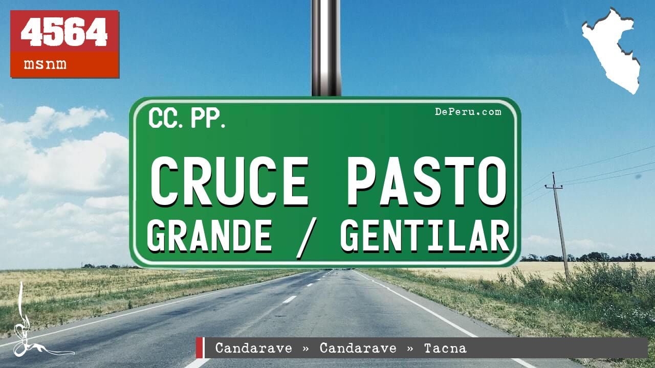 CRUCE PASTO