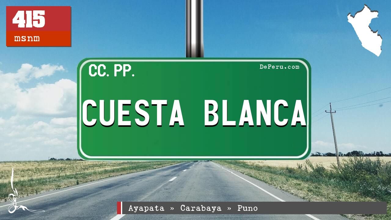 Cuesta Blanca