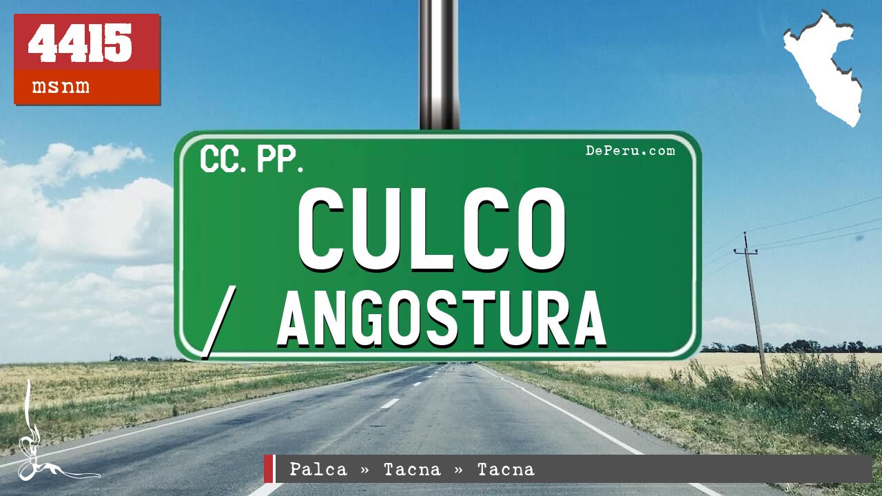 Culco / Angostura