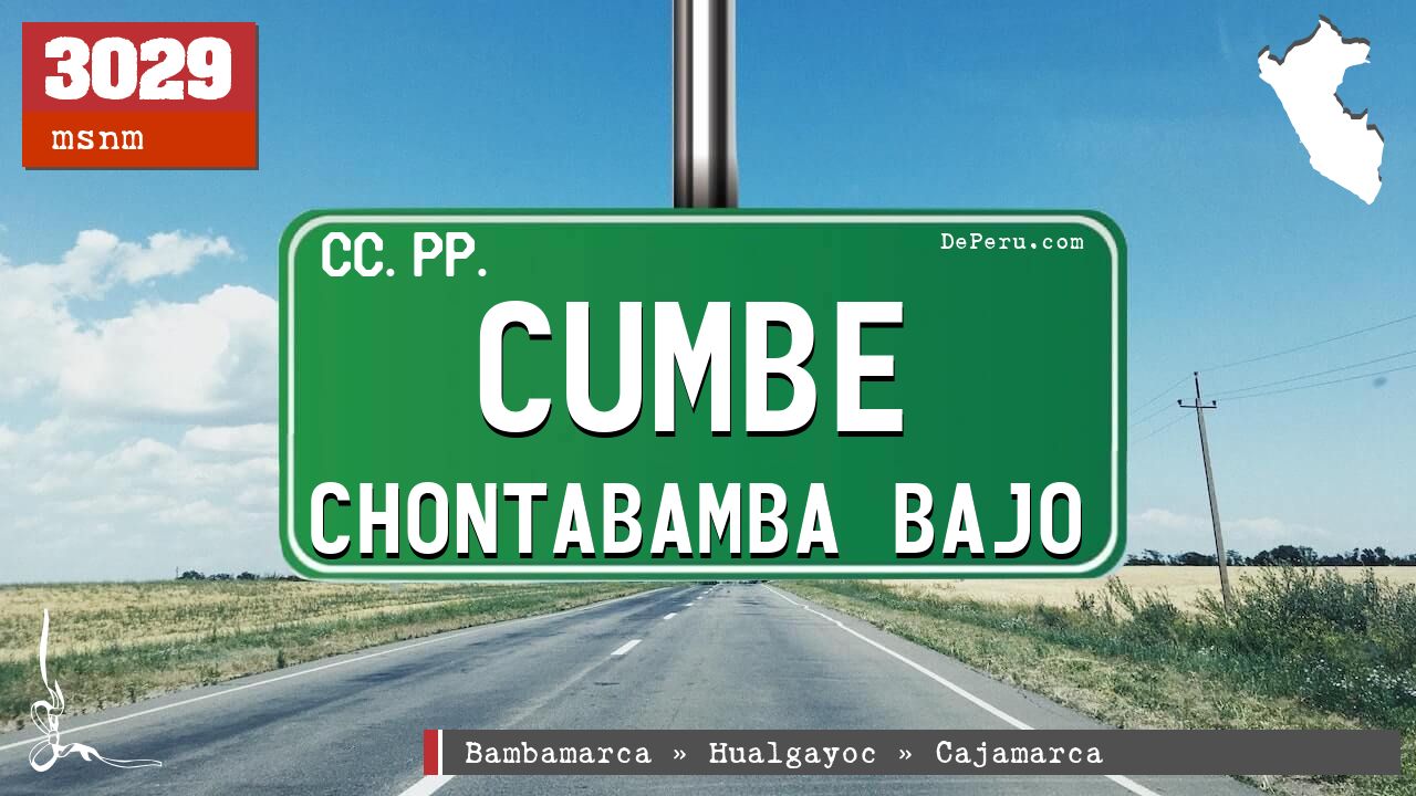 Cumbe Chontabamba Bajo