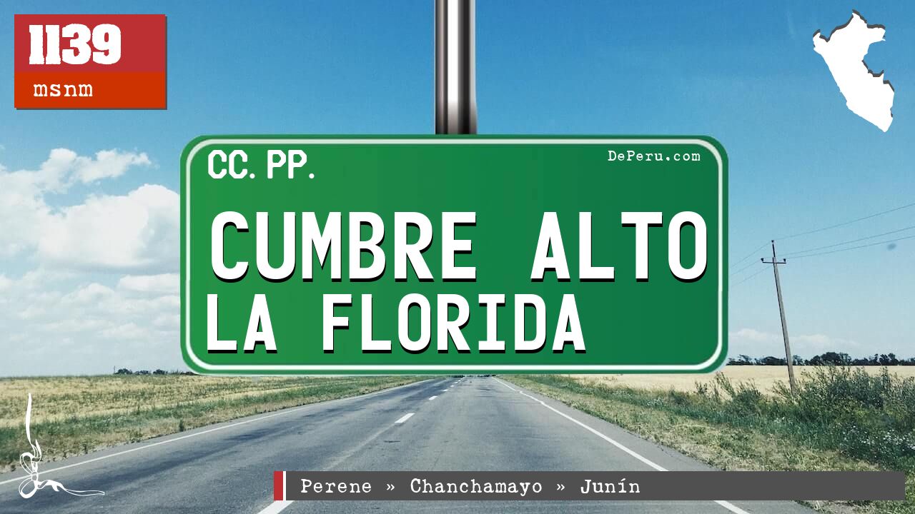 Cumbre Alto La Florida