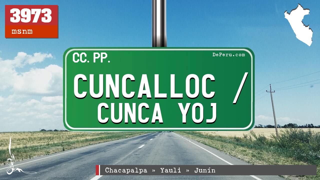 Cuncalloc / Cunca Yoj