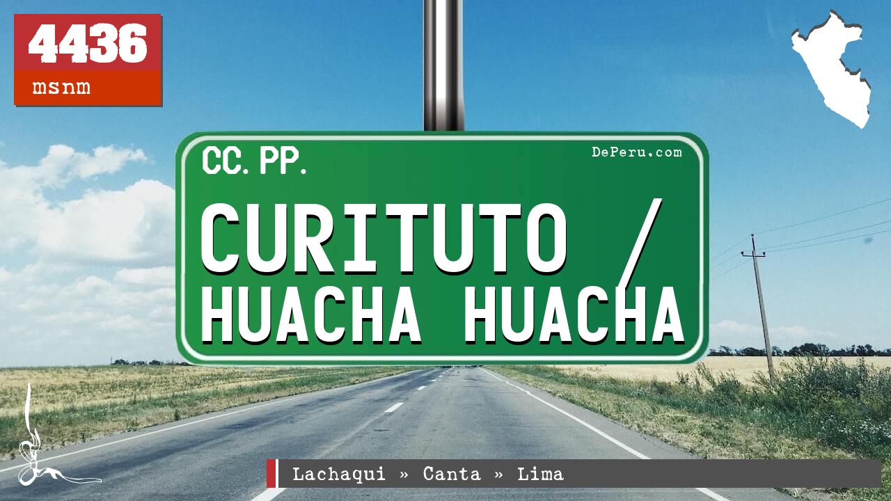 Curituto / Huacha Huacha
