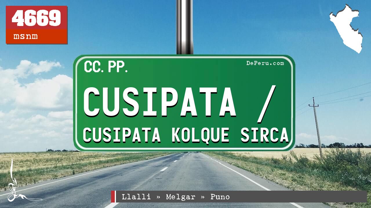 Cusipata / Cusipata Kolque Sirca