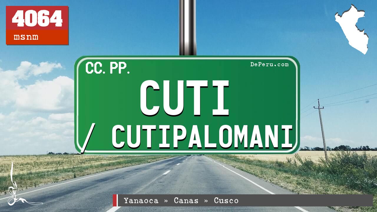 Cuti / Cutipalomani