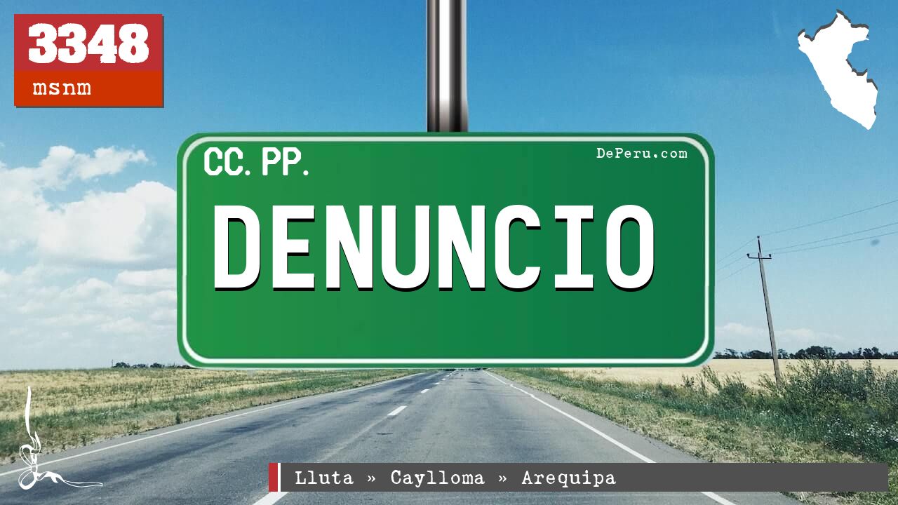 Denuncio