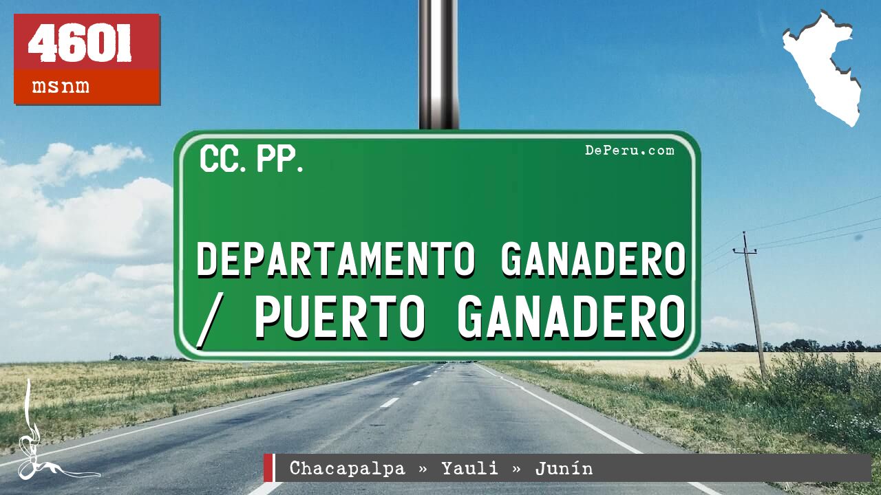 DEPARTAMENTO GANADERO