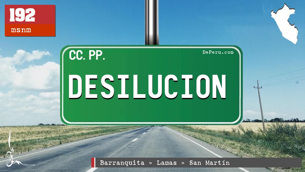 Desilucion