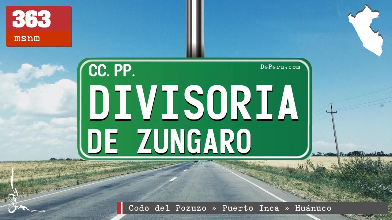 Divisoria de Zungaro