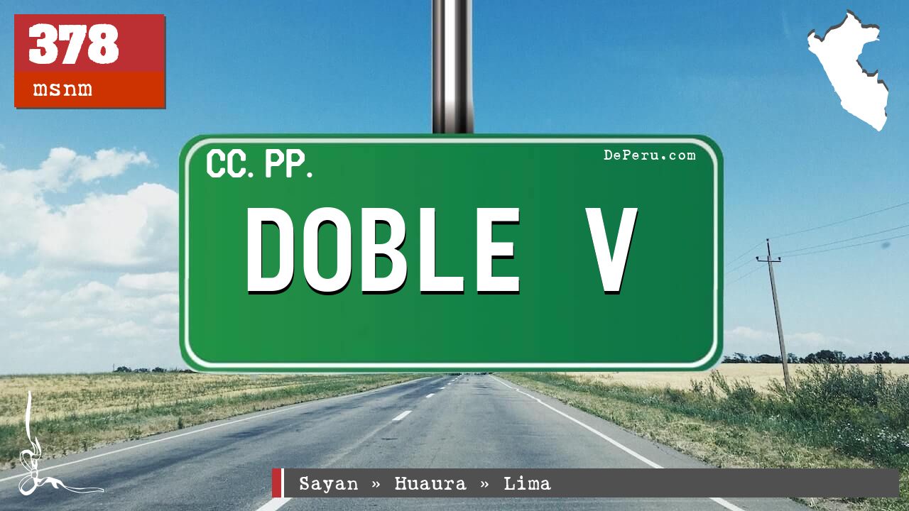 Doble V