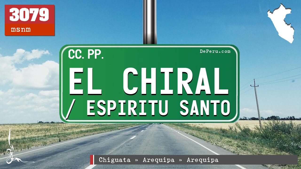 El Chiral / Espiritu Santo
