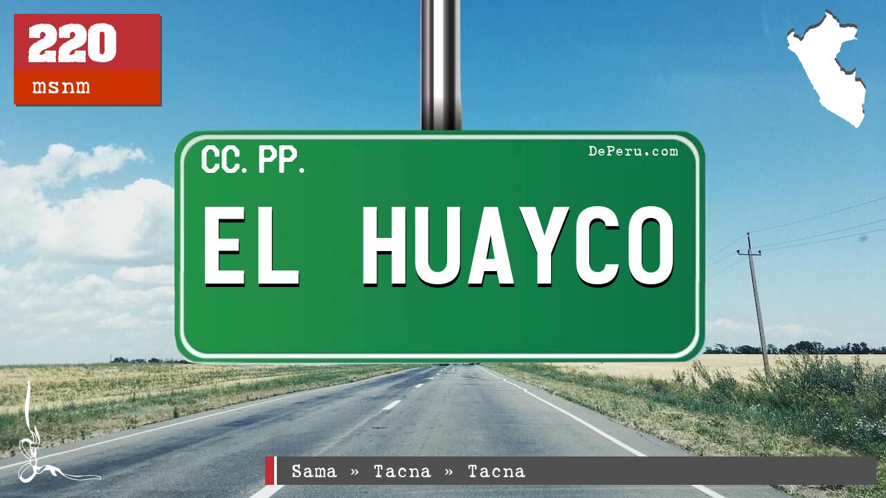 EL HUAYCO