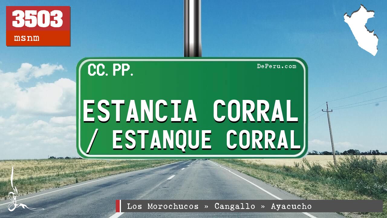 Estancia Corral / Estanque Corral