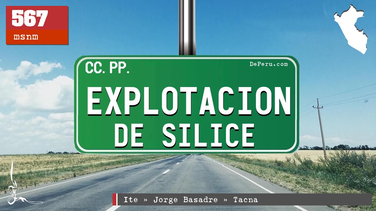 Explotacion de Silice