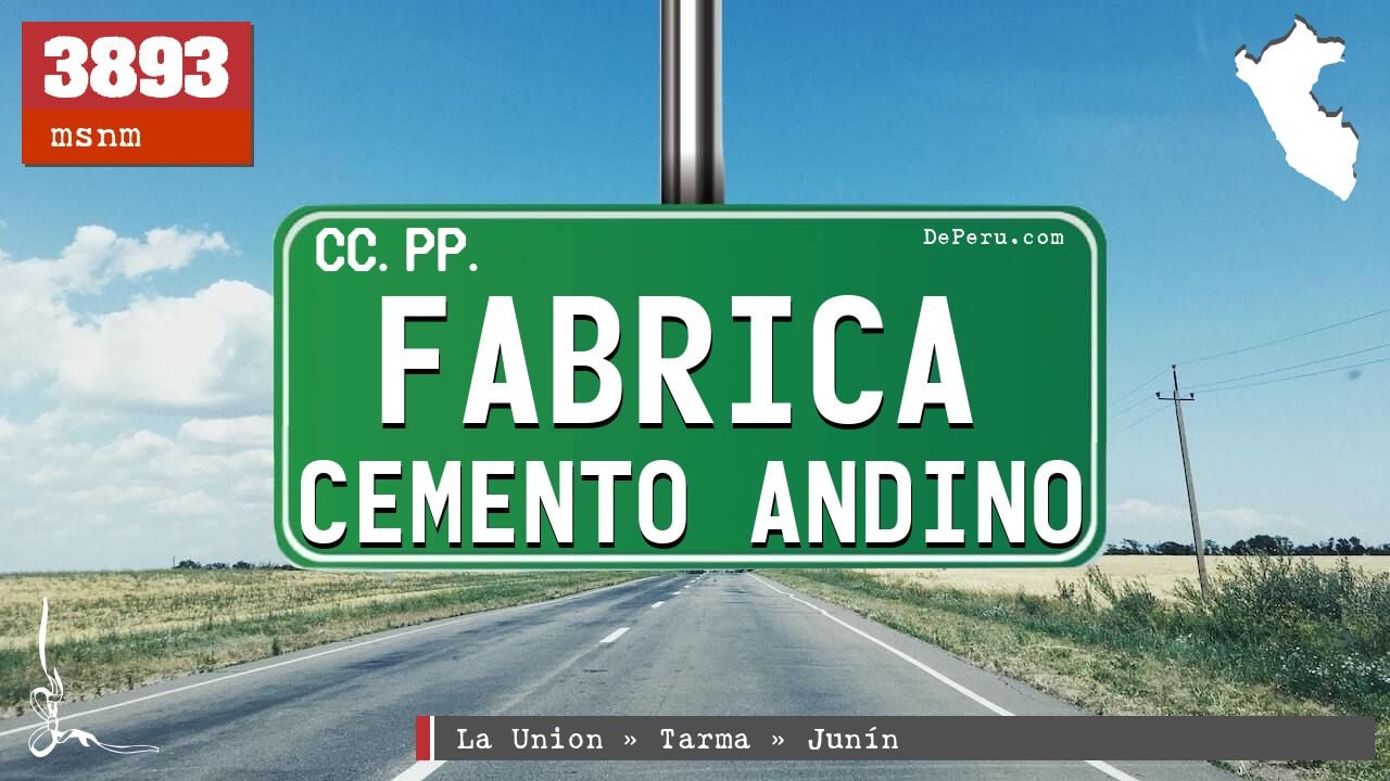 Fabrica Cemento Andino