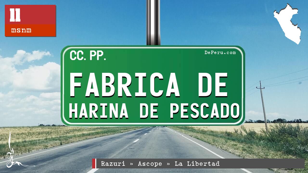 Fabrica de Harina de Pescado