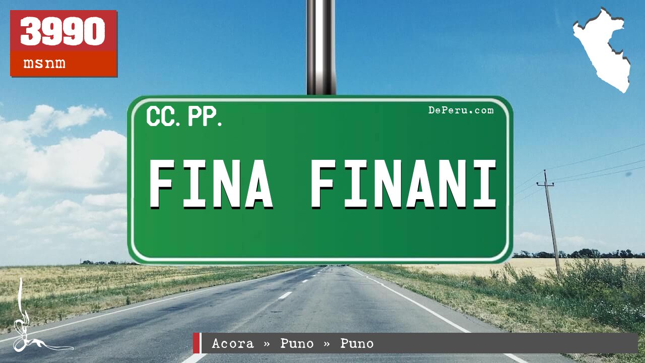 Fina Finani