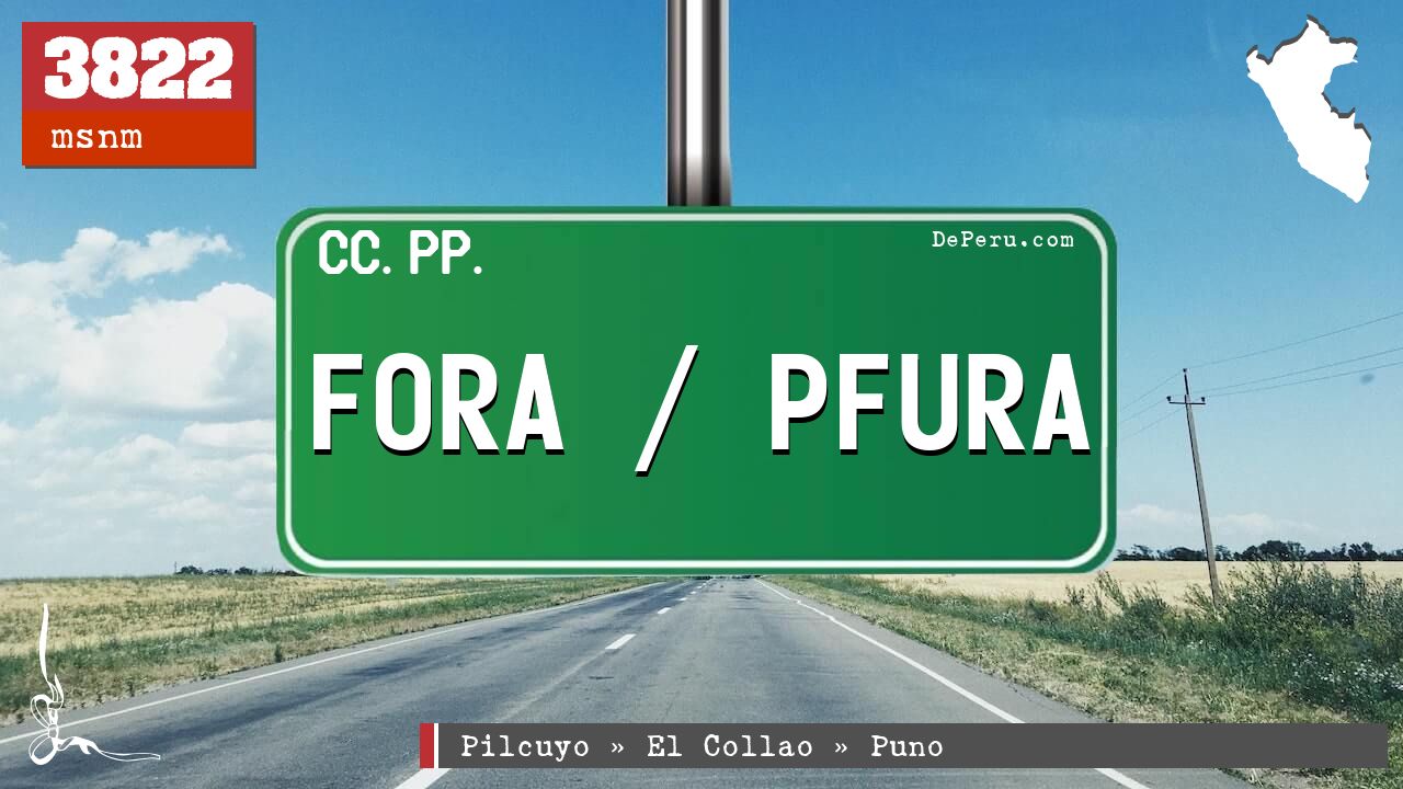 Fora / Pfura