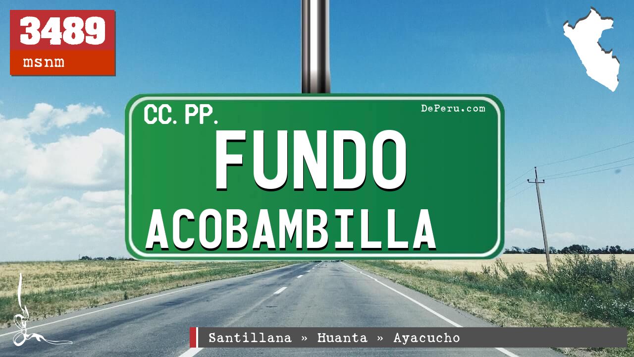 Fundo Acobambilla