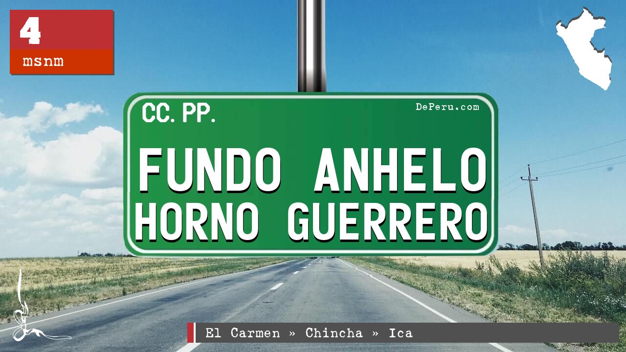 Fundo Anhelo Horno Guerrero
