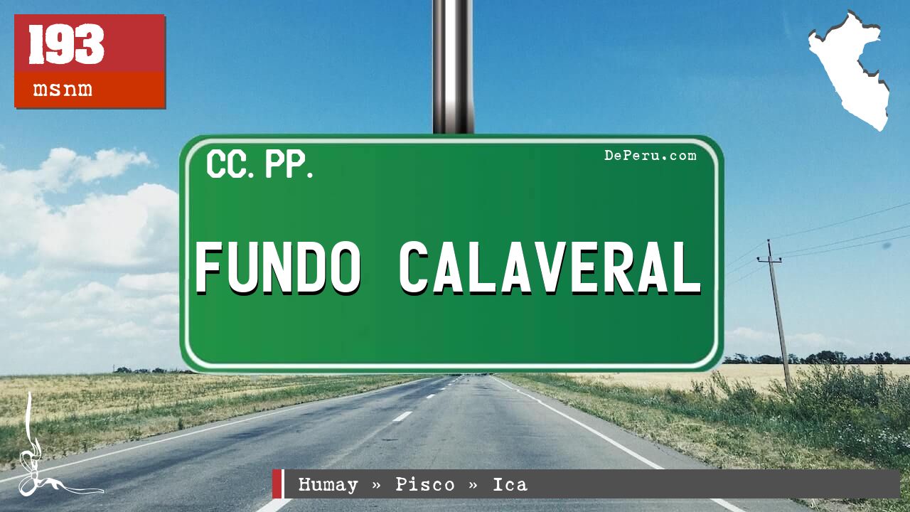 FUNDO CALAVERAL