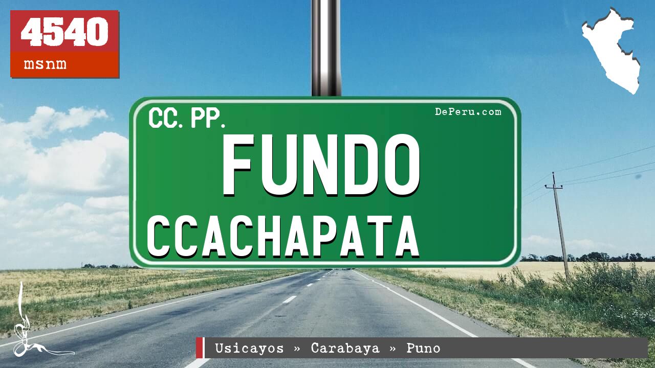 Fundo Ccachapata