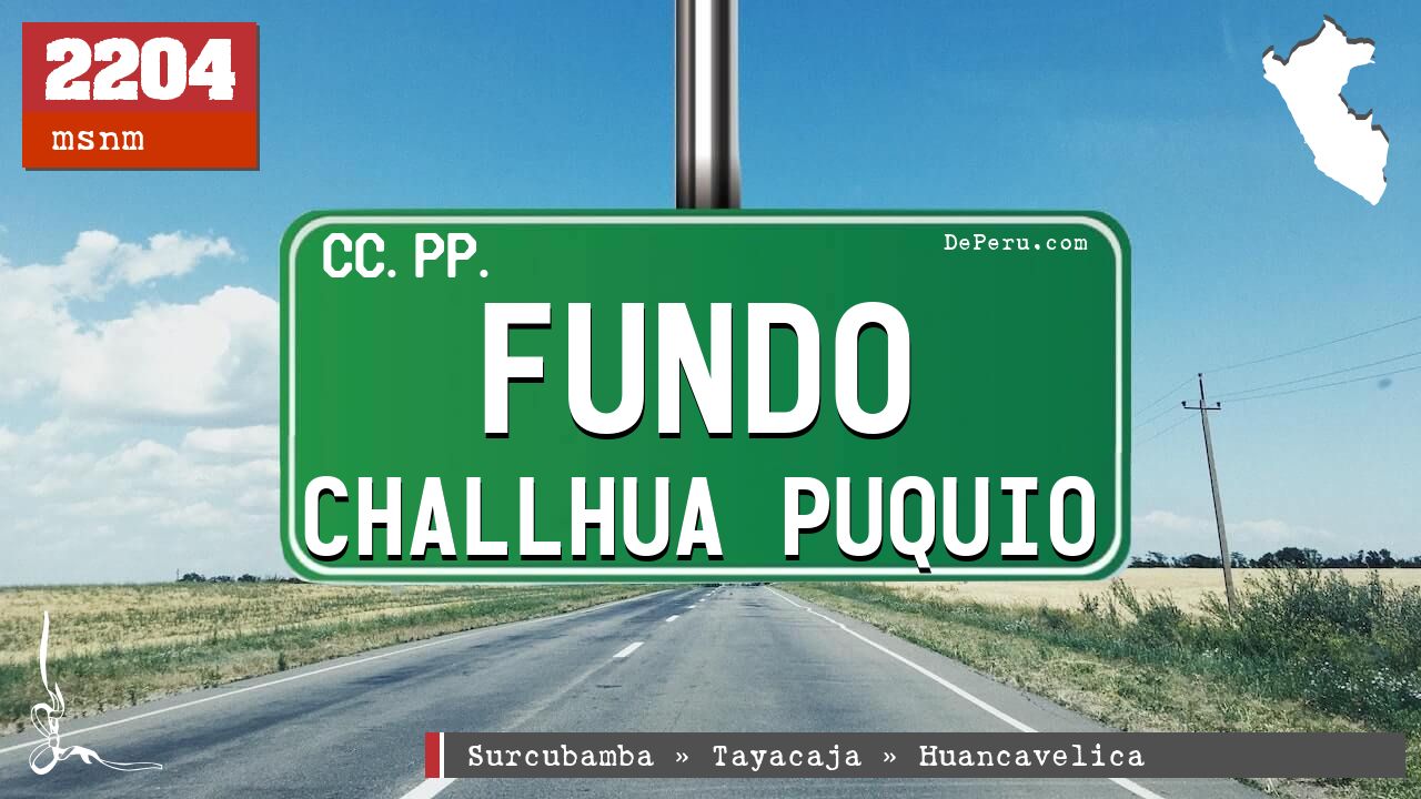 Fundo Challhua Puquio
