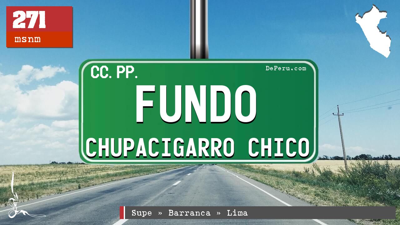 Fundo Chupacigarro Chico