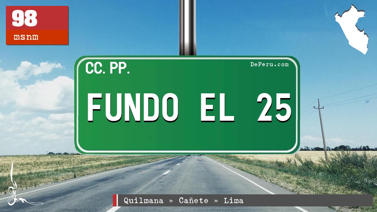 Fundo El 25