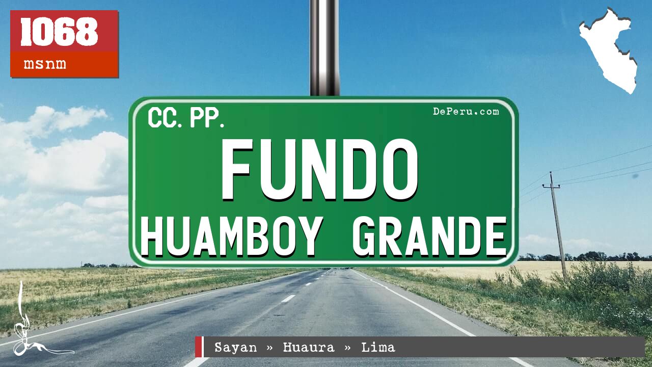 Fundo Huamboy Grande