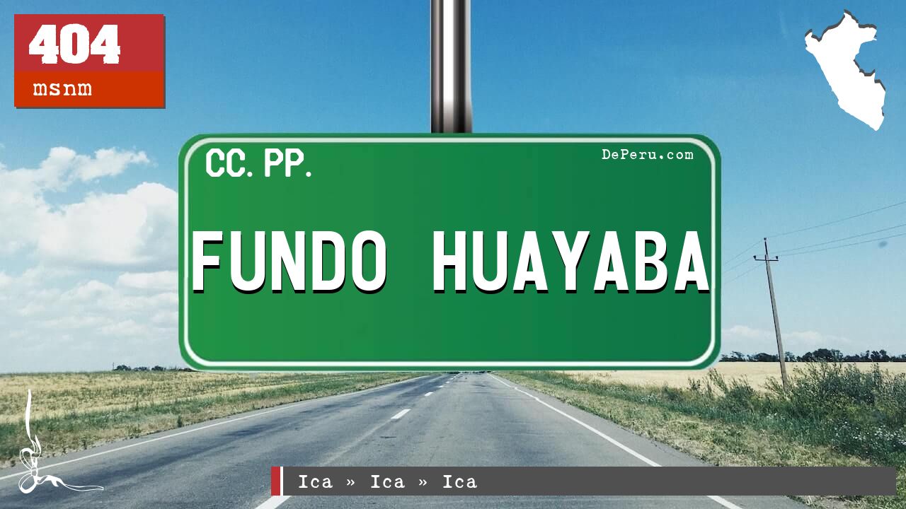 FUNDO HUAYABA