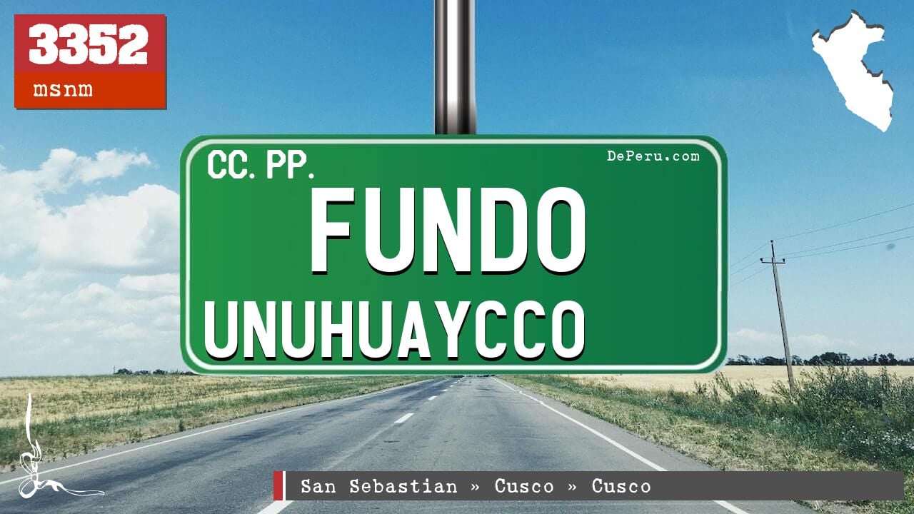 Fundo Unuhuaycco