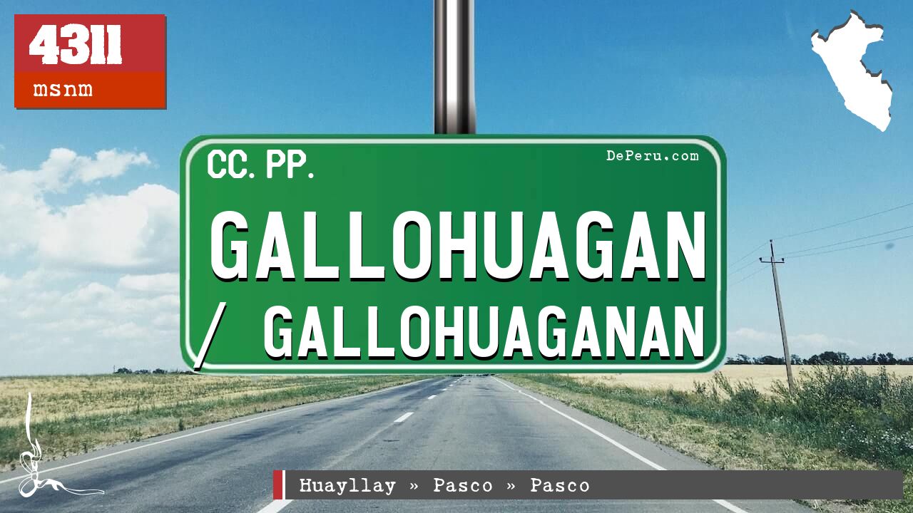 Gallohuagan / Gallohuaganan