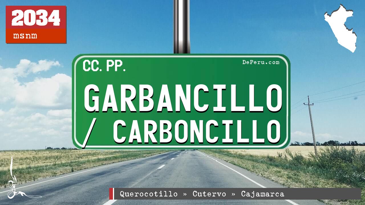 Garbancillo / Carboncillo