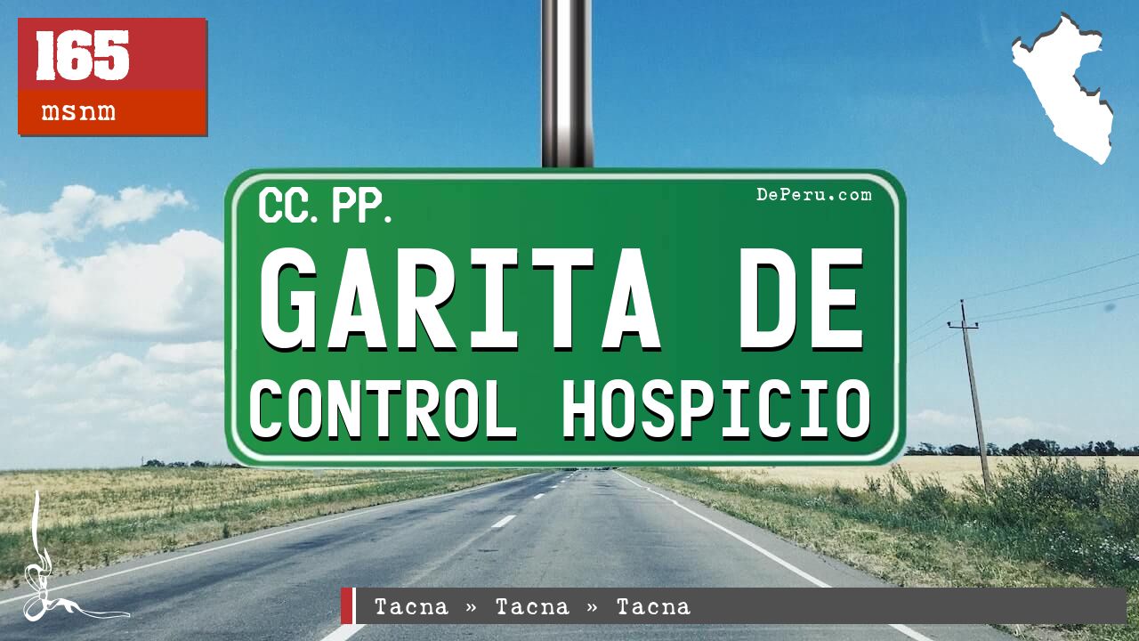 Garita de Control Hospicio