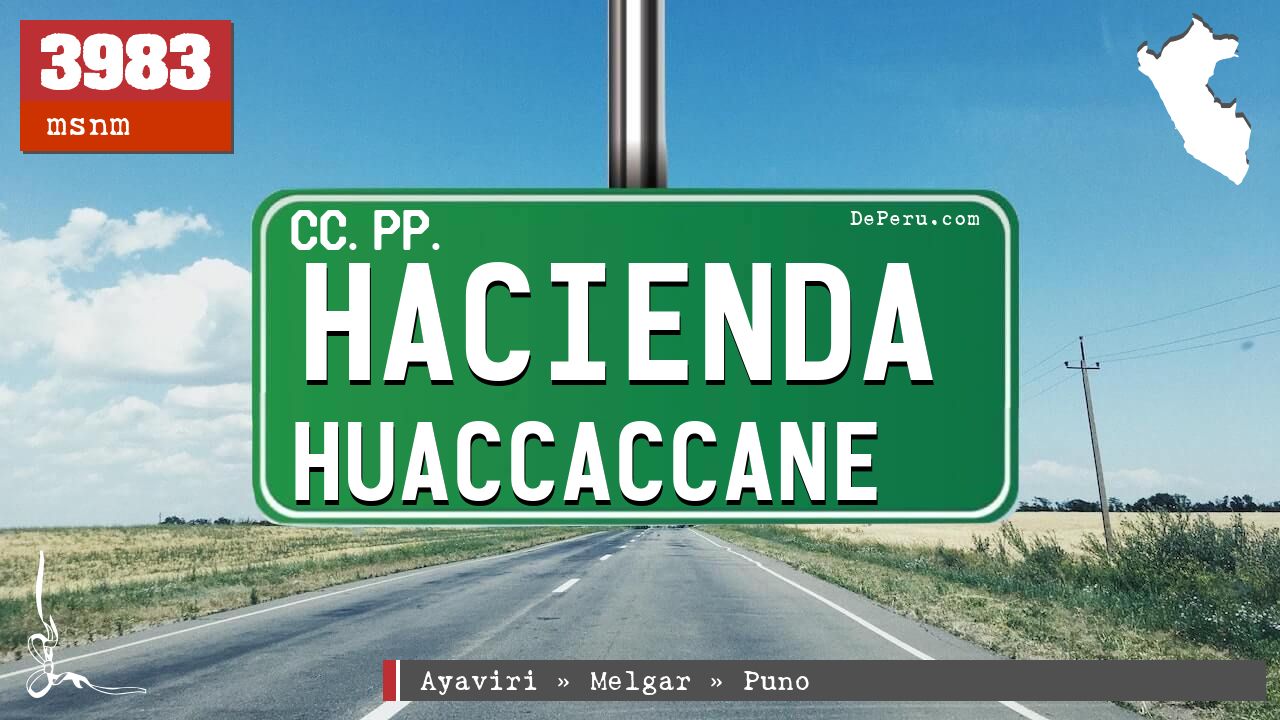 Hacienda Huaccaccane