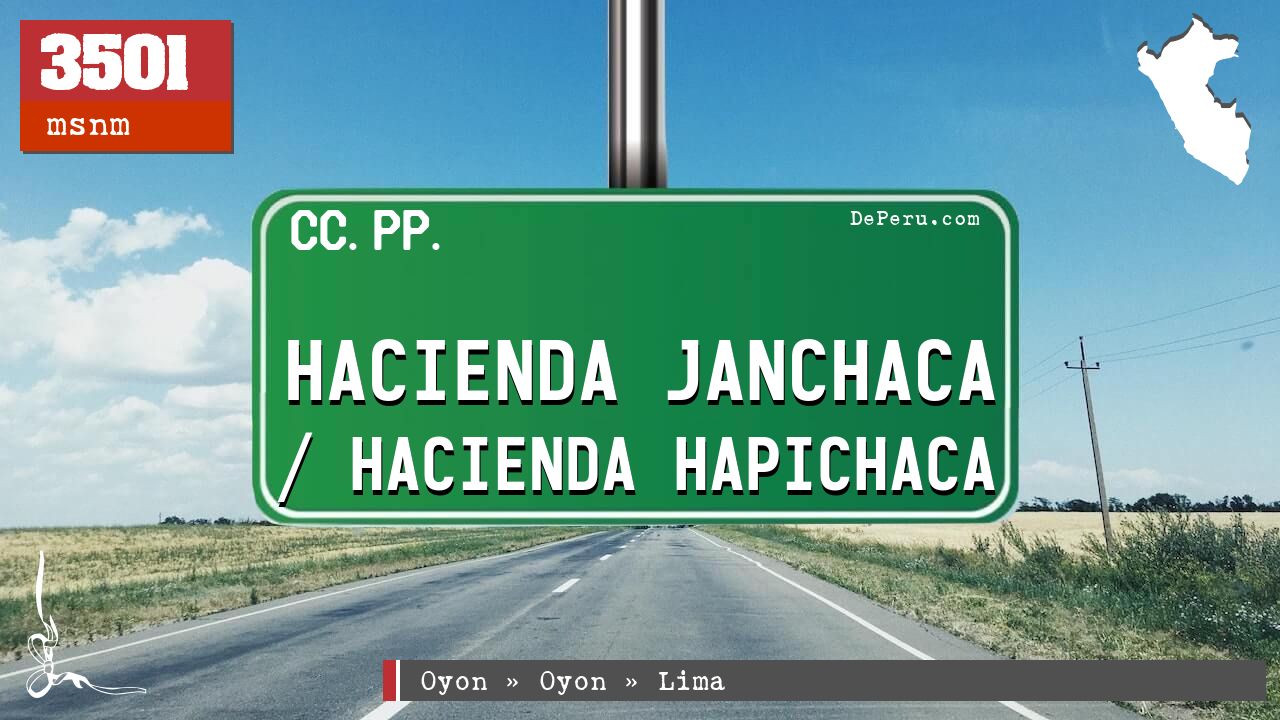 Hacienda Janchaca / Hacienda Hapichaca